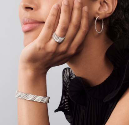 [Shinejoy] BRACELET TRÈFLE AVEC DIAMANTS DE 4 MM