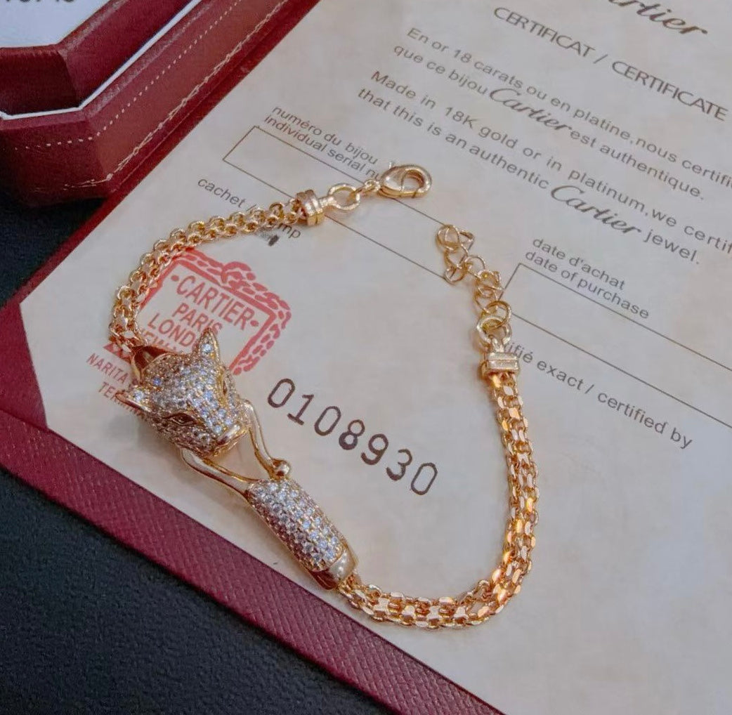 [shinejoy Jewelry] PANTHERE  BRACELET DIAMONDS