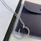 [Shinejoy]JUSTE NECKLACE SILVER DIAMONDS