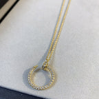 [Shinejoy]JUSTE NECKLACE GOLD DIAMONDS
