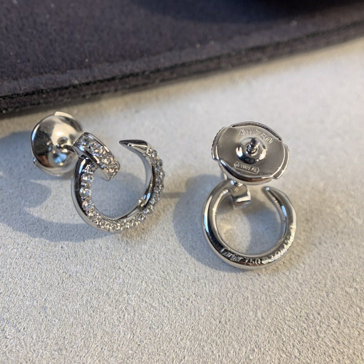 [Shinejoy]JUSTE EARRINGS SILVER DIAMONDS
