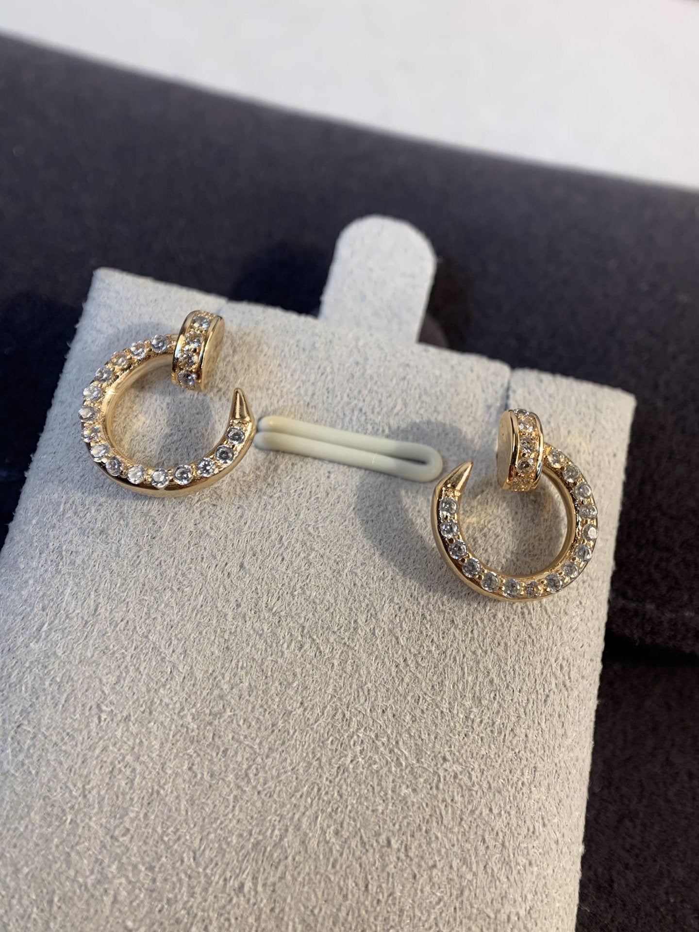 [Shinejoy]JUSTE EARRINGS GOLD DIAMONDS