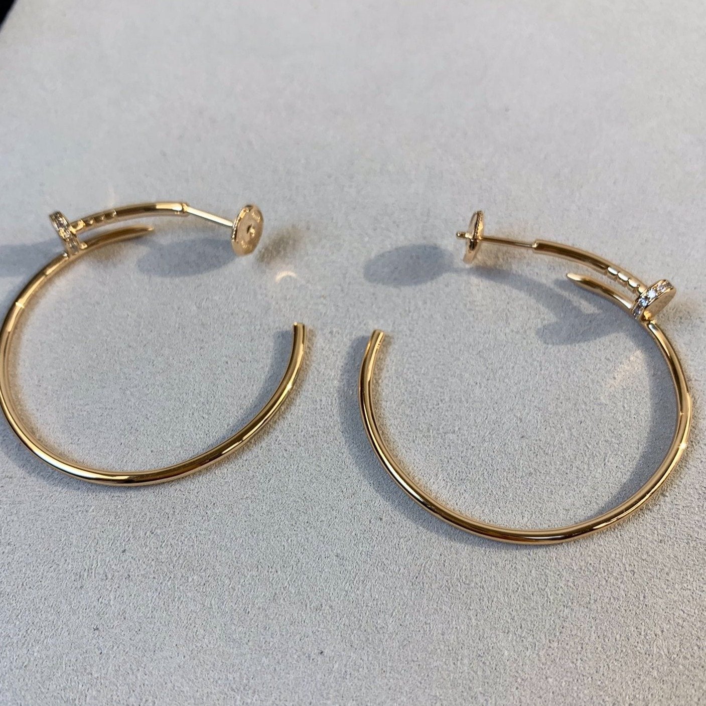 [Shinejoy]JUSTE EARRINGS GOLD DIAMONDS 1.8MM