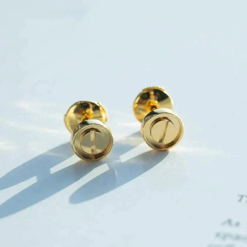[Shinejoy]LOVE EARRINGS GOLD 10MM