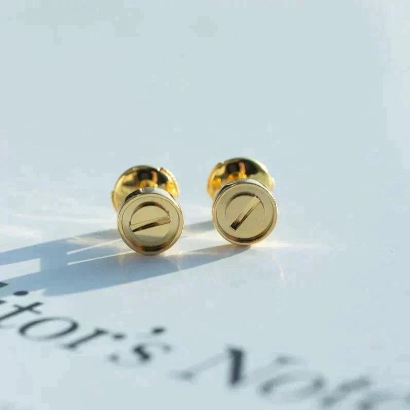 [Shinejoy]LOVE EARRINGS GOLD 10MM