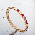 [Shinejoy]SERPENTI BRACELET PINK GOLD RUBELLITE