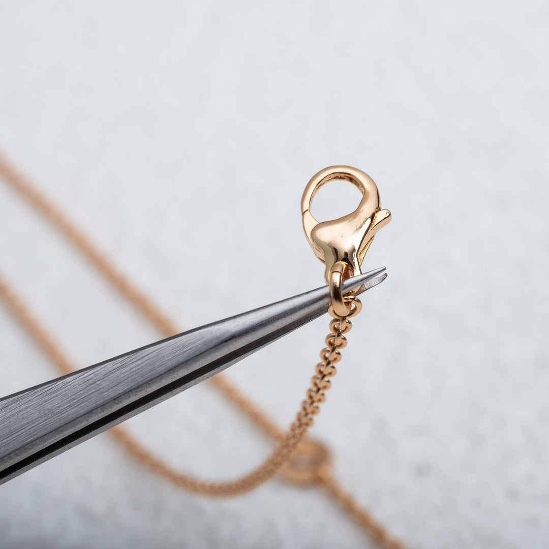 [Shinejoy] COLLIER PARENTESI ROSE OR