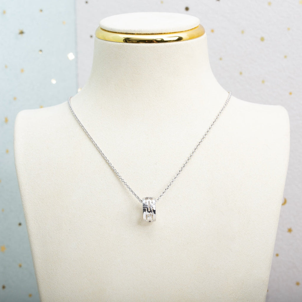 [Shinejoy]PARENTESI NECKLACE SILVER