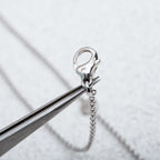 [Shinejoy]PARENTESI NECKLACE SILVER