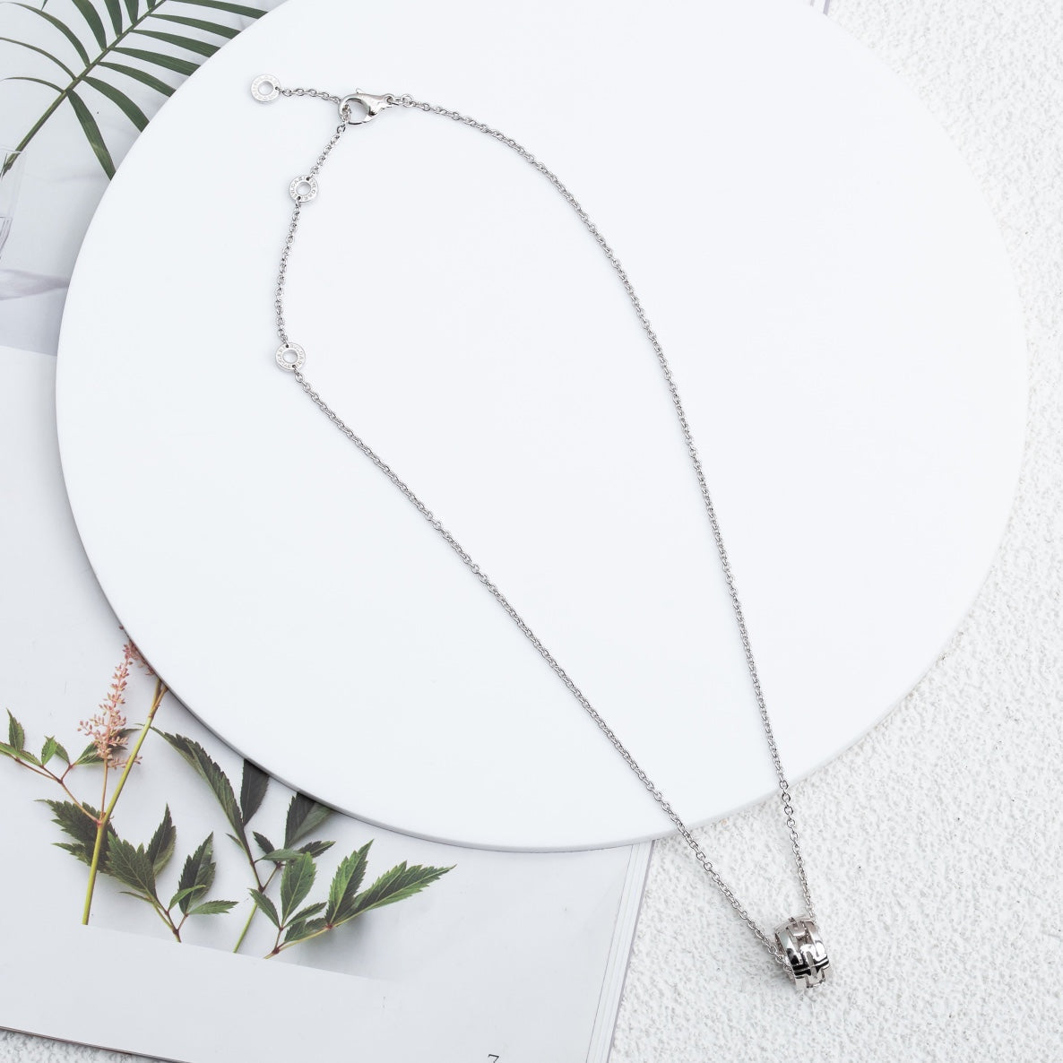 [Shinejoy]PARENTESI NECKLACE SILVER