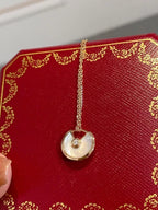 [Shinejoy]AMULETTE ROSE GOLD MOP NECKLACE