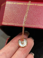 [Shinejoy]AMULETTE ROSE GOLD MOP NECKLACE