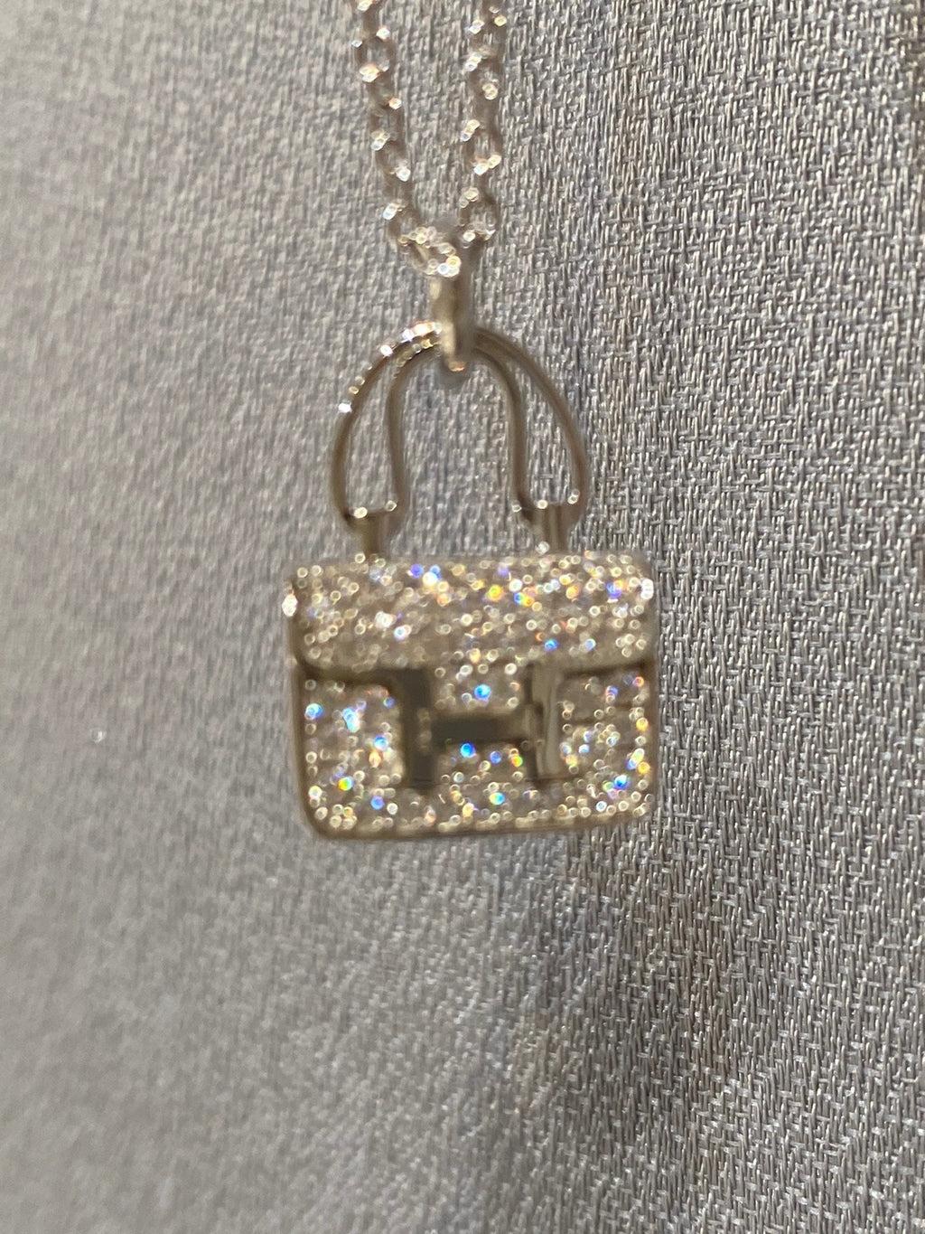 [Shinejoy] COLLIER PÉDIENTIER EN DIAMANTS CONSTANCE 