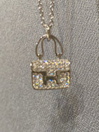 [Shinejoy] COLLIER PÉDIENTIER EN DIAMANTS CONSTANCE 