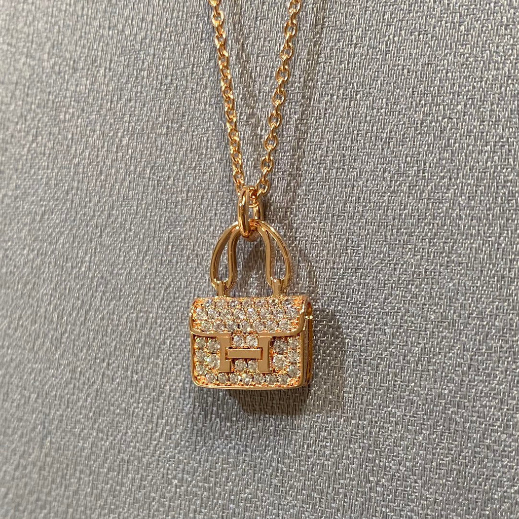 [Shinejoy] COLLIER PÉDIENTIER EN DIAMANTS CONSTANCE 