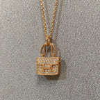 [Shinejoy] COLLIER PÉDIENTIER EN DIAMANTS CONSTANCE 