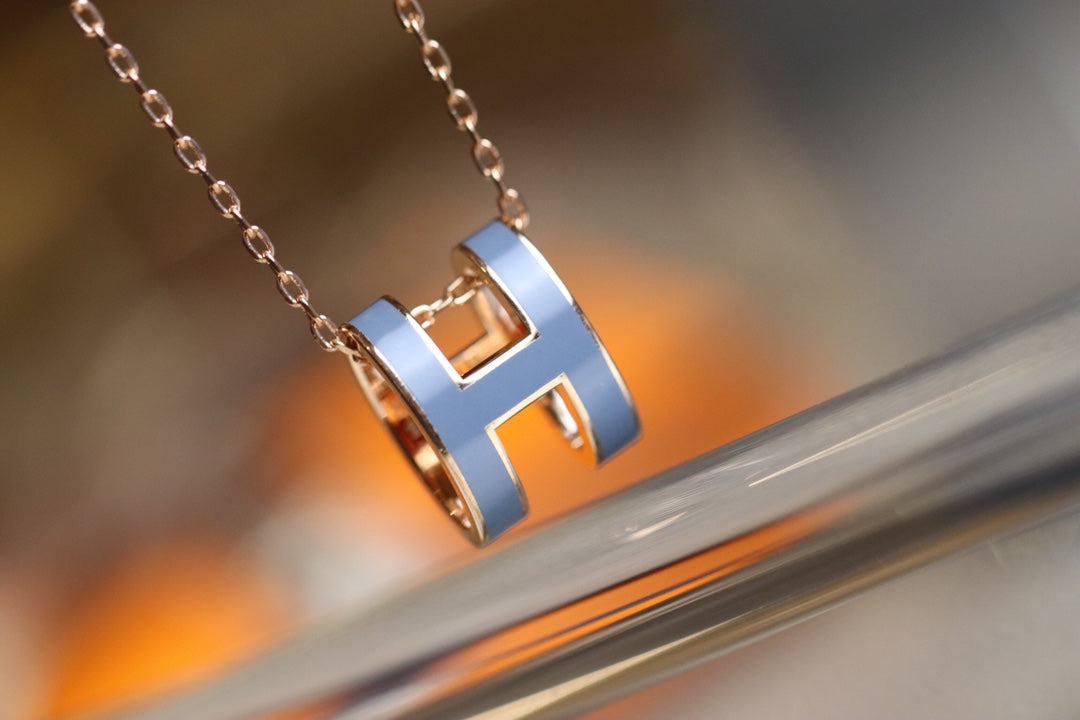 [Shinejoy]POP H PEDANT PINK GOLD