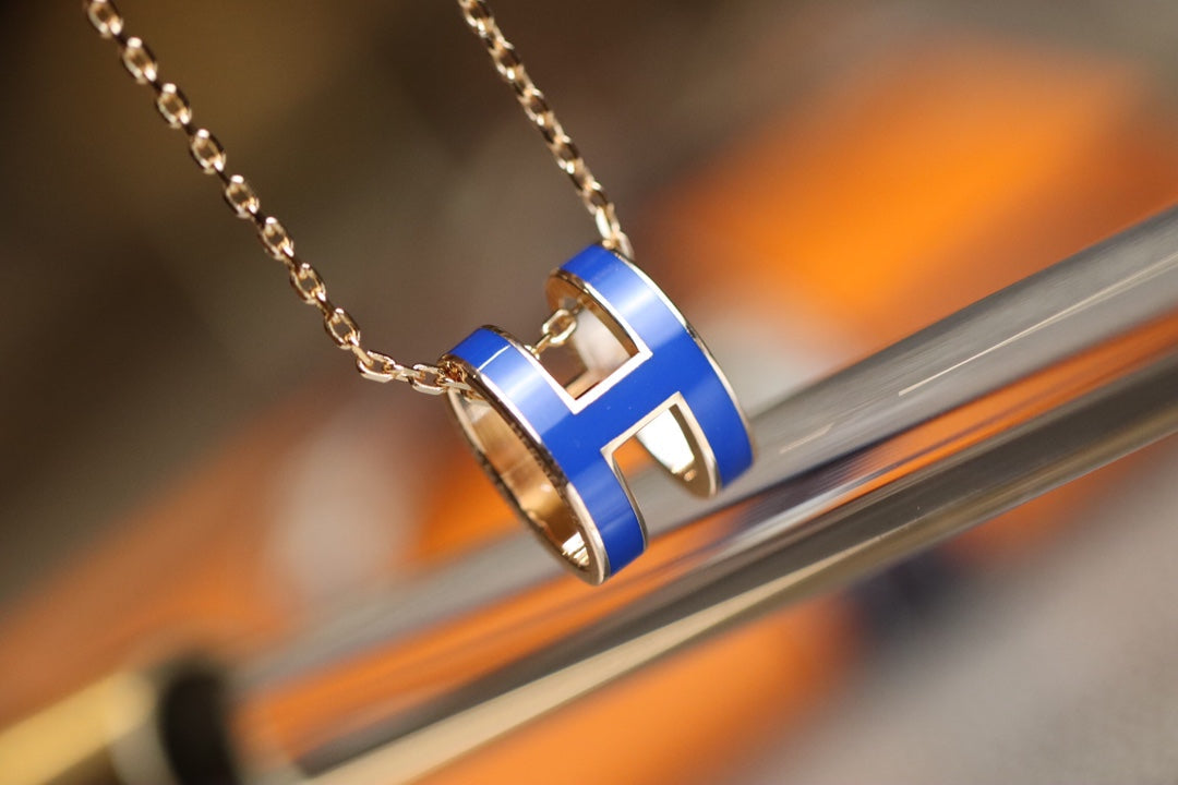 [Shinejoy]POP H PEDANT PINK GOLD