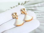 [Shinejoy]DREAM MOP PINK GOLD EARRINGS