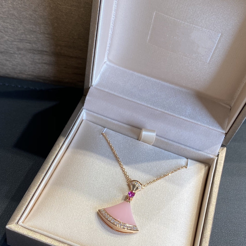 [Shinejoy]DREAM NECKLACE PINK OPAL