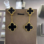 [Shinejoy]CLOVER 2 MOTIFS  EARRINGS (MULTIPLE CHOICESC