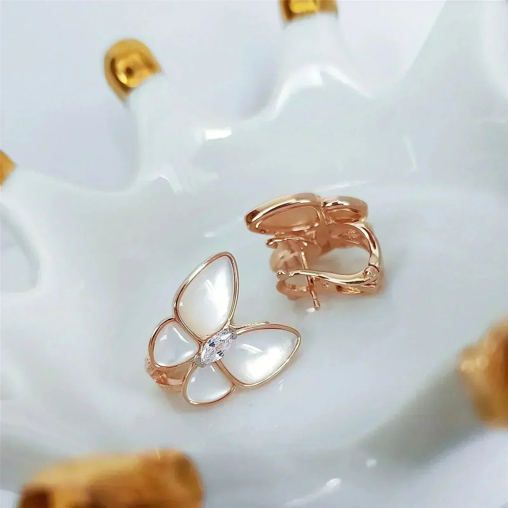 [Shinejoy] BOUCLES D'OREILLES PAPILLON EN DIAMANT