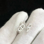[Shinejoy]CHAINE SMALL EARRINGS GOLD AND SILVER