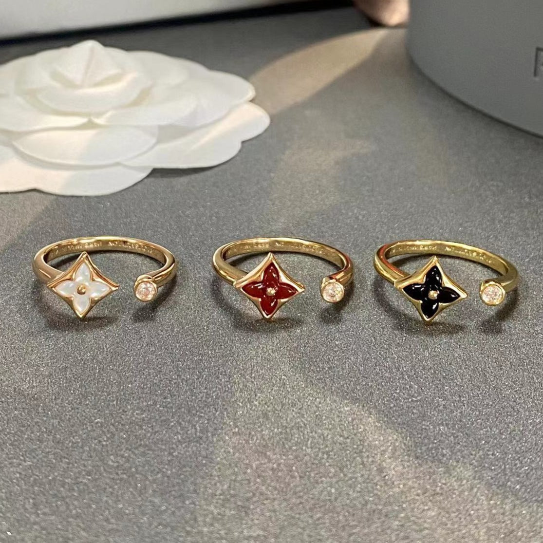 [Shinejoy]STAR 1 DIAMOND OPEN RING