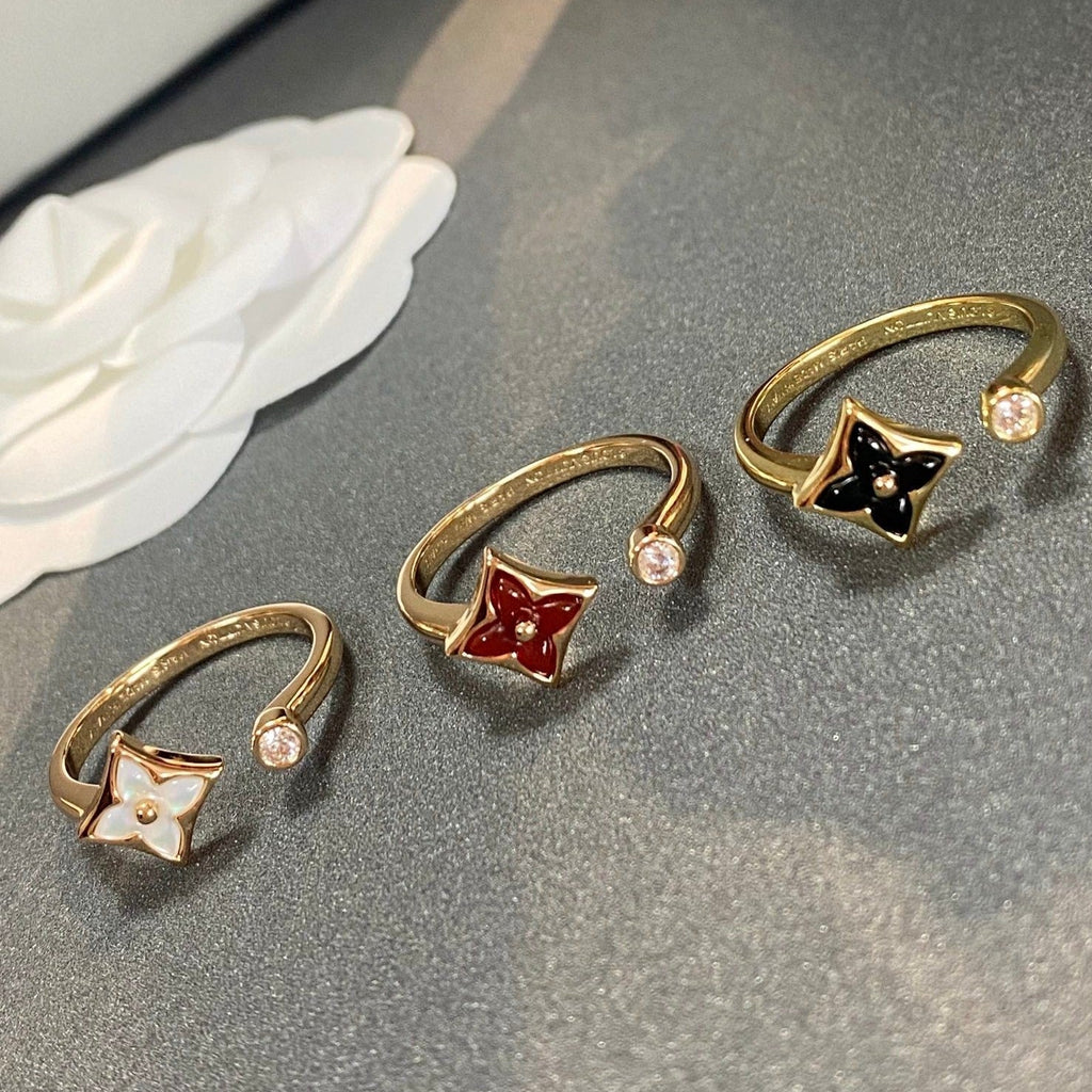 [Shinejoy]STAR 1 DIAMOND OPEN RING