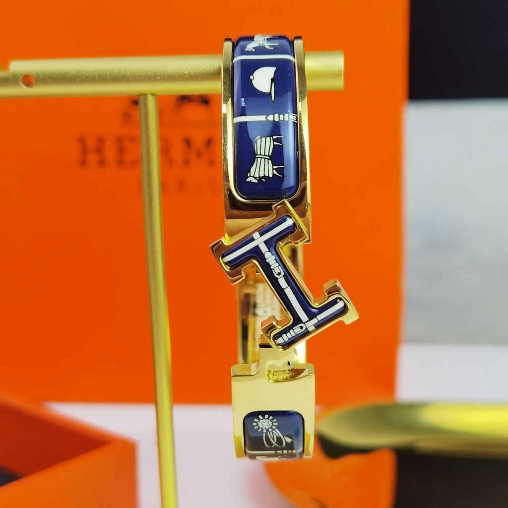 [Shinejoy]H COUVERTURES DARK BLUE BRACELET