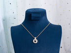 [Shinejoy]GARI NECKLACE PINK GOLD MOP