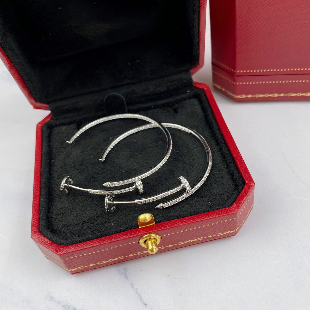 [Shinejoy]JUSTE EARRINGS FULL DIAMONDS 1.8MM