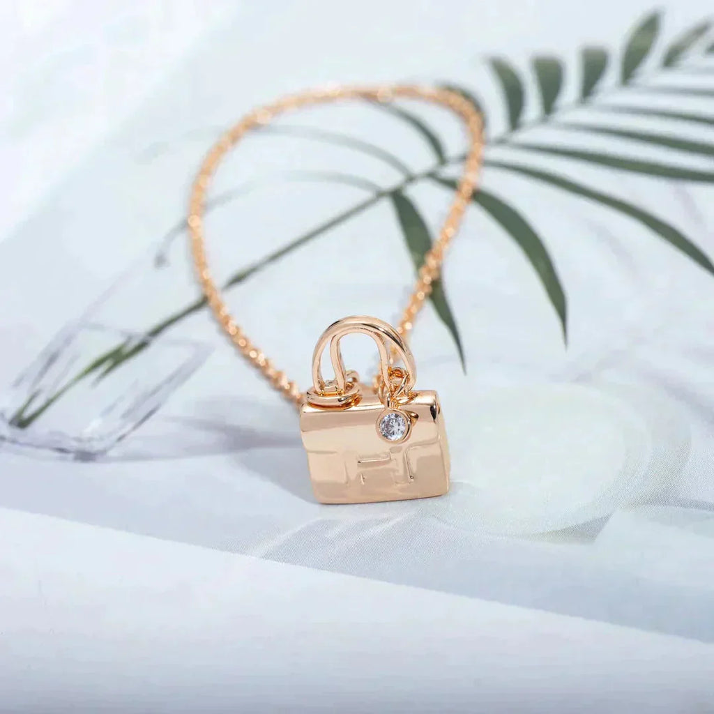 [Shinejoy] COLLIER PÉDIT AMULETTE EN OR ROSE