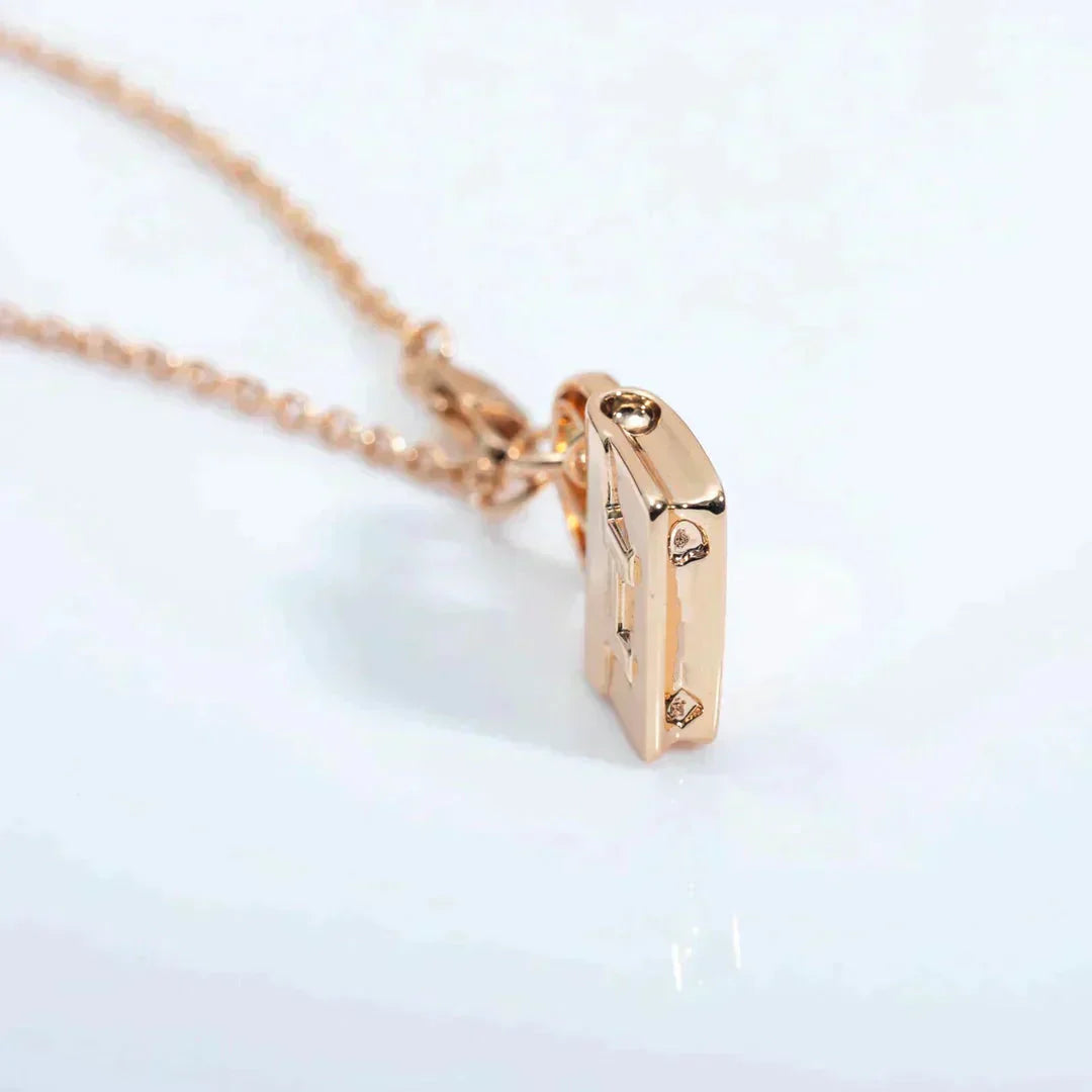 [Shinejoy] COLLIER PÉDIT AMULETTE EN OR ROSE
