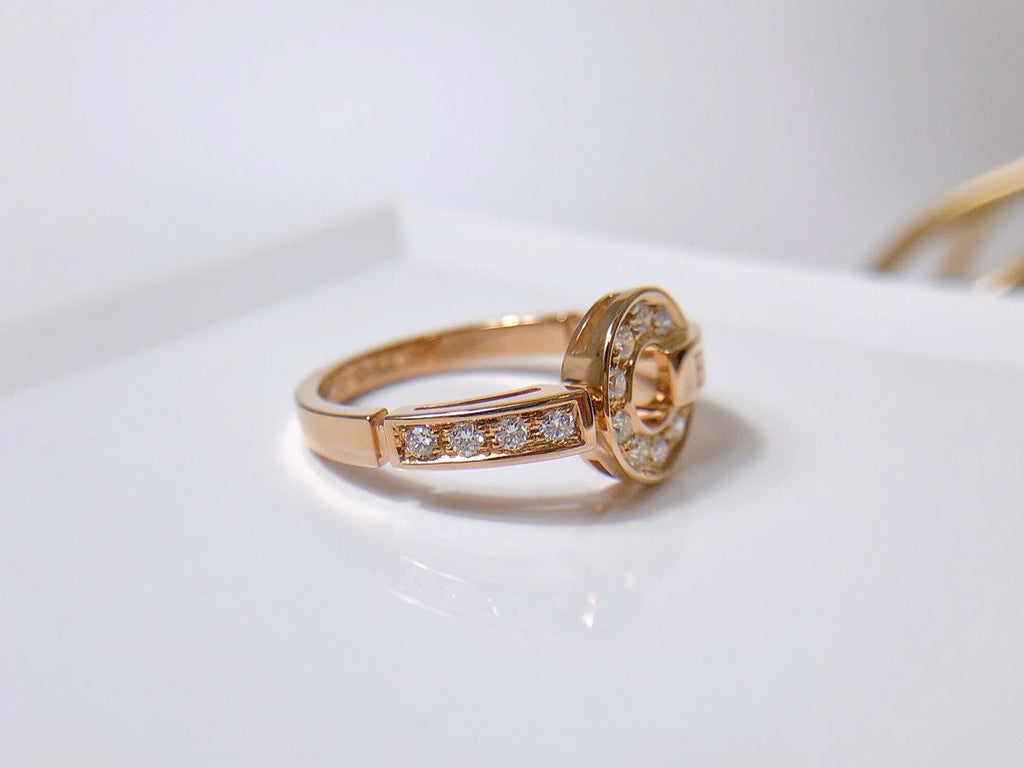 [Shinejoy] BAGUE DE RÊVE DIAMANT OR ROSE