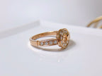 [Shinejoy] BAGUE DE RÊVE DIAMANT OR ROSE