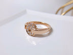 [Shinejoy] BAGUE DE RÊVE DIAMANT OR ROSE