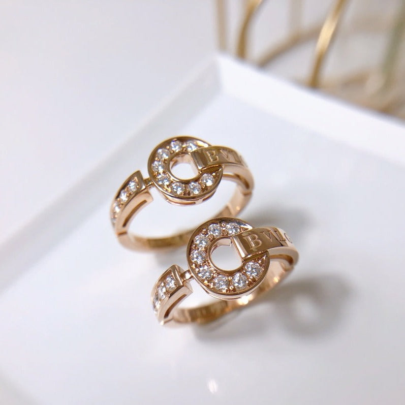 [Shinejoy] BAGUE DE RÊVE DIAMANT OR ROSE