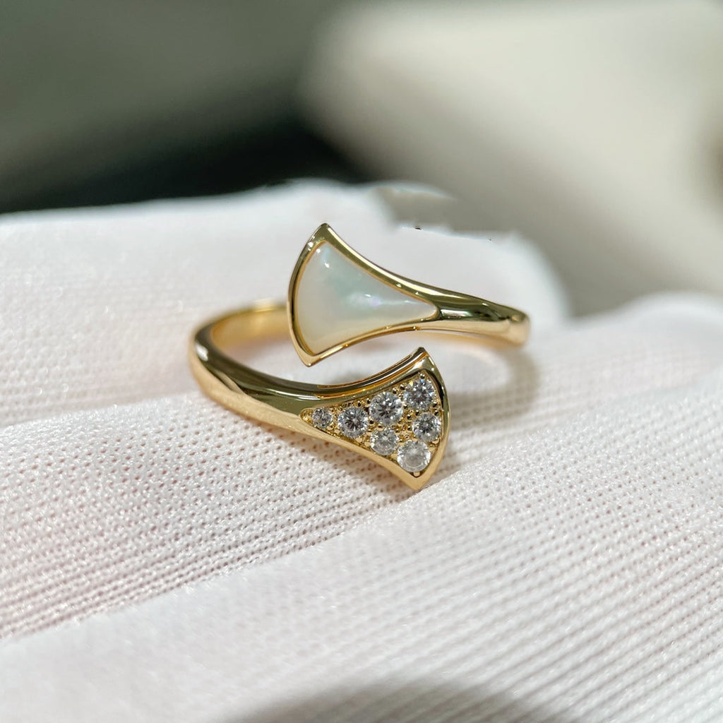 [Shinejoy] BAGUE DE RÊVE OR ROSE DIAMANT