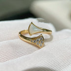 [Shinejoy] BAGUE DE RÊVE OR ROSE DIAMANT