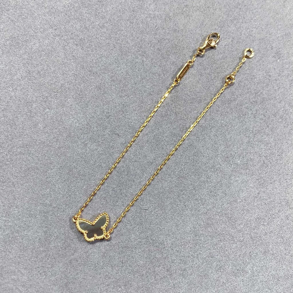 [シャインジョイ]バタフライ ダークモップ バタフライブレスレット