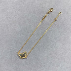 [シャインジョイ]バタフライ ダークモップ バタフライブレスレット