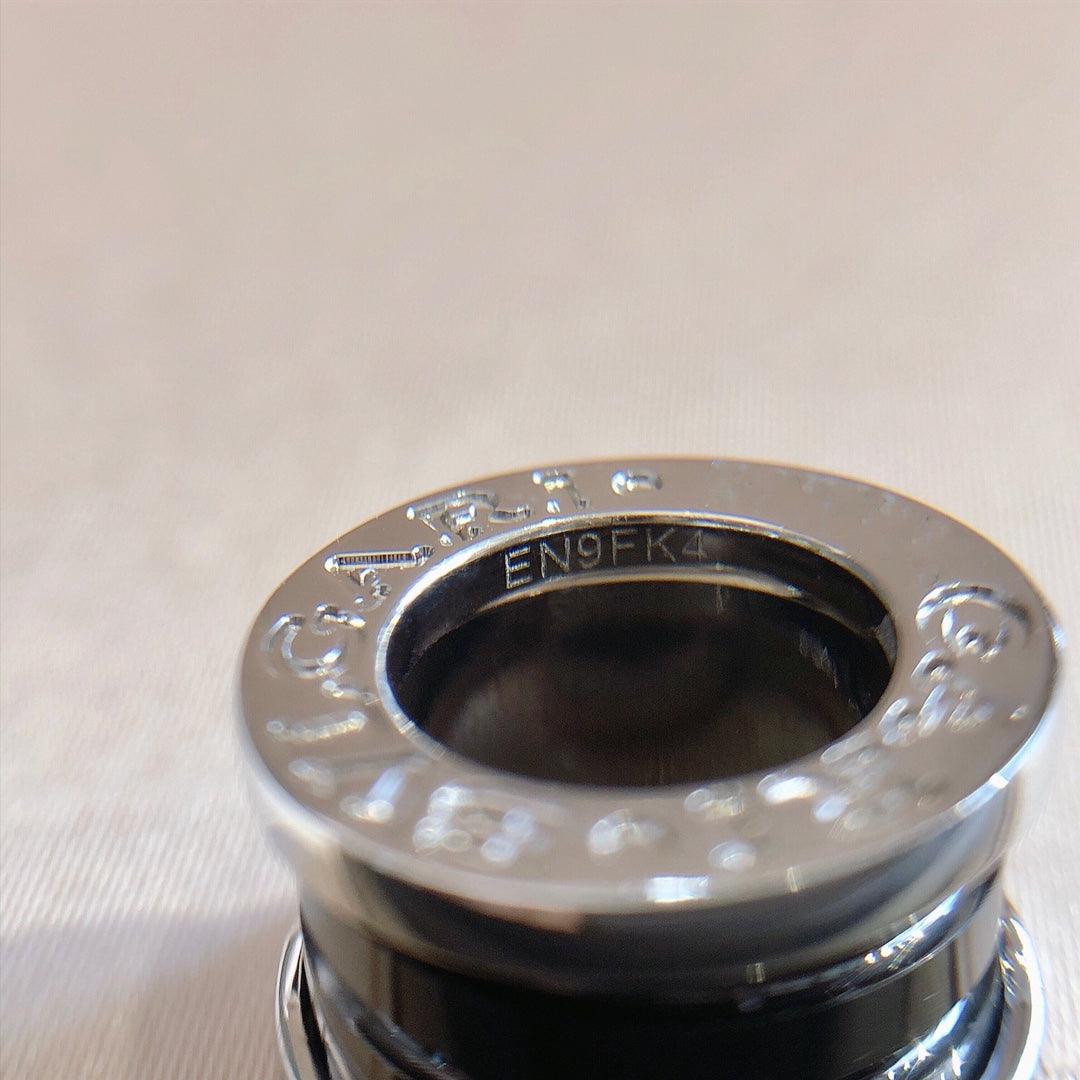 [Shinejoy]ZERO 1 BLACK CERAMIC SILVER NECKLACE