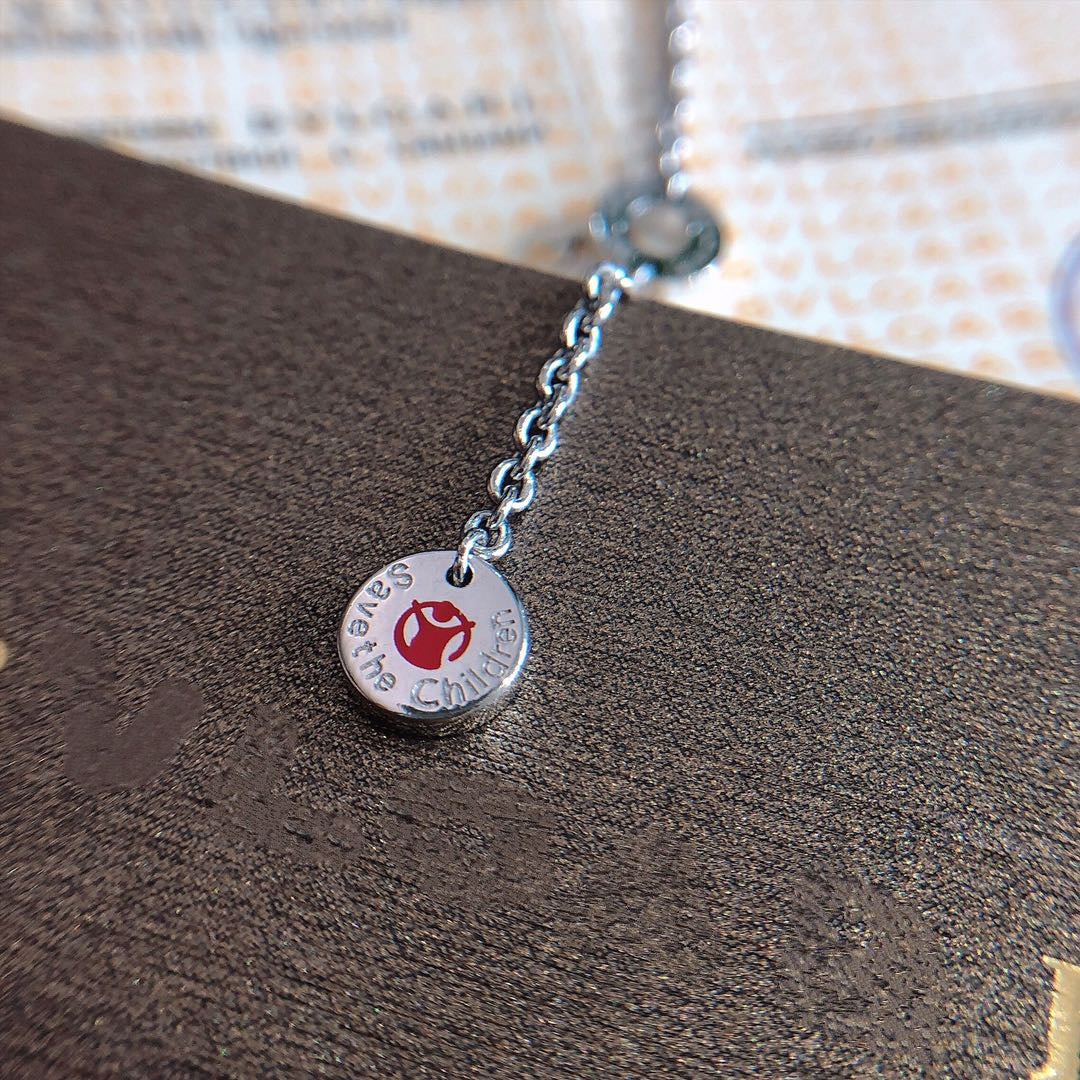 [Shinejoy]ZERO 1 BLACK CERAMIC SILVER NECKLACE