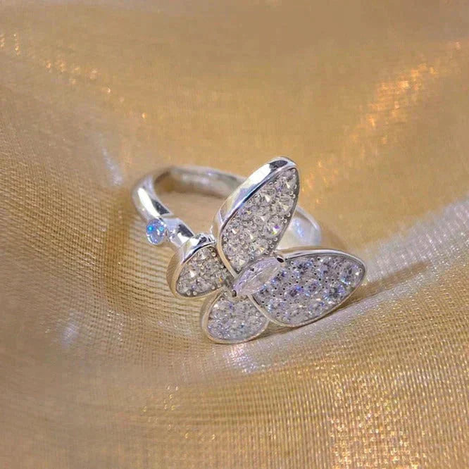 [Shinejoy]BUTTERFLY DIAMOND RING