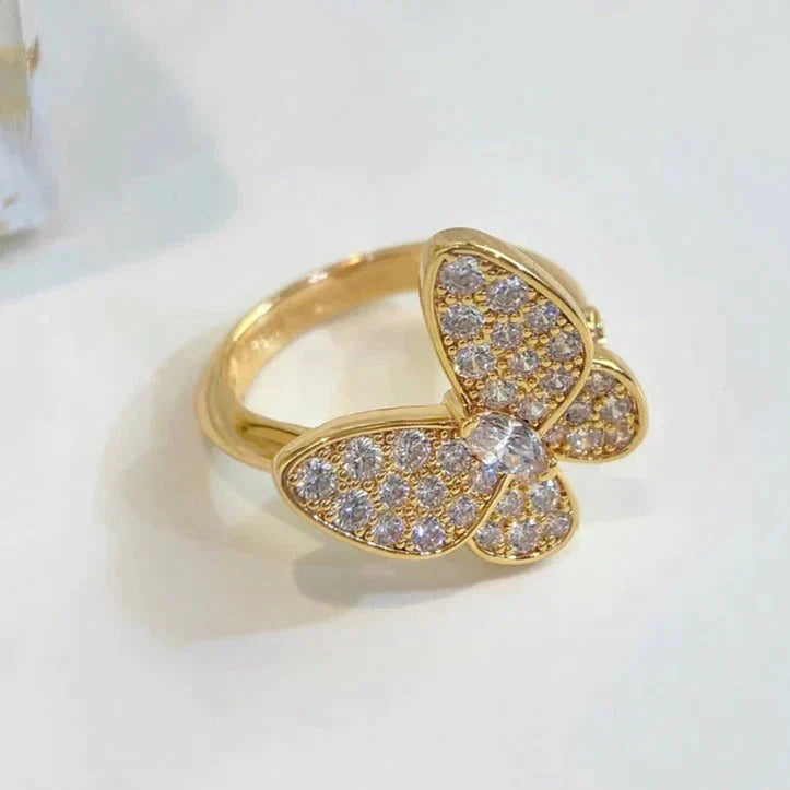 [Shinejoy]BUTTERFLY DIAMOND RING