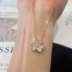 [Shinejoy]FLOWER DIAMOND NECKLACE