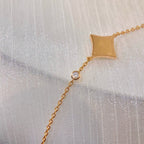 [Shinejoy]COLOR STAR CARNELIAN PINK GOLD DIAMOND BRACELET