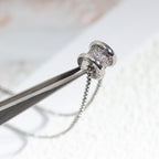 [Shinejoy]ZERO 1 SILVER DIAMOND NECKLACE