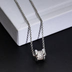 [Shinejoy]ZERO 1 SILVER DIAMOND NECKLACE